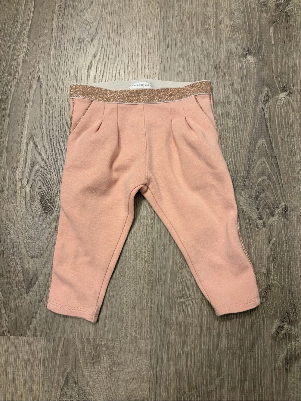 Baby Girl's Little Marc Jacob's Pink Pleated Leggings- Size 6 Months- NWOT
